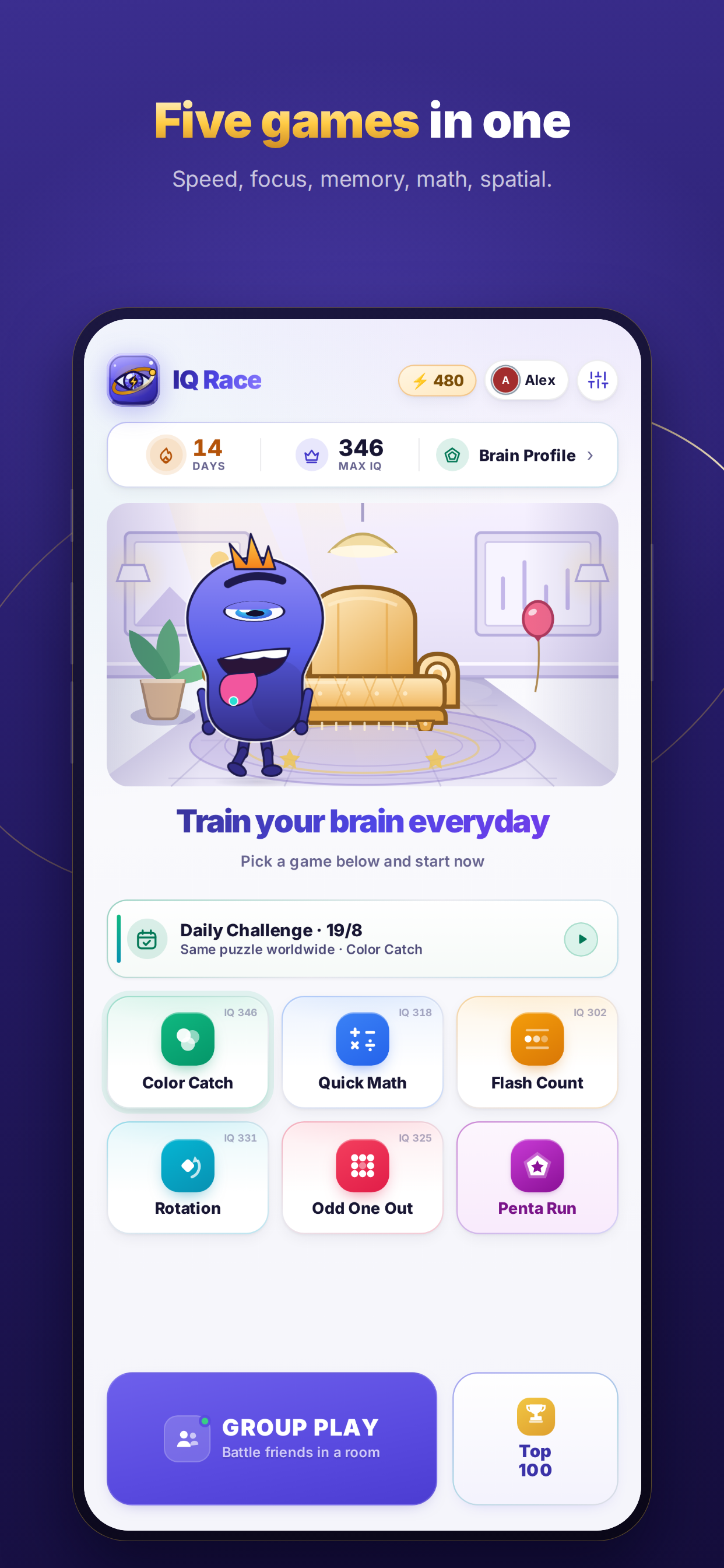 IQ Race - Train Your Brain screenshot 4