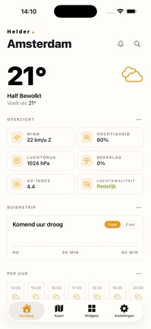 Helder – weer iPhone screenshot 1