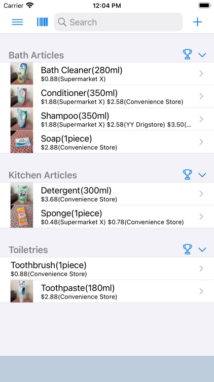 My Rock-Bottom Price List