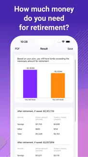 retirement calculator, planner iphone screenshot 1