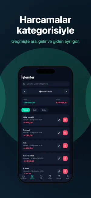 Cepte — Bütçe Takibi screenshot 3