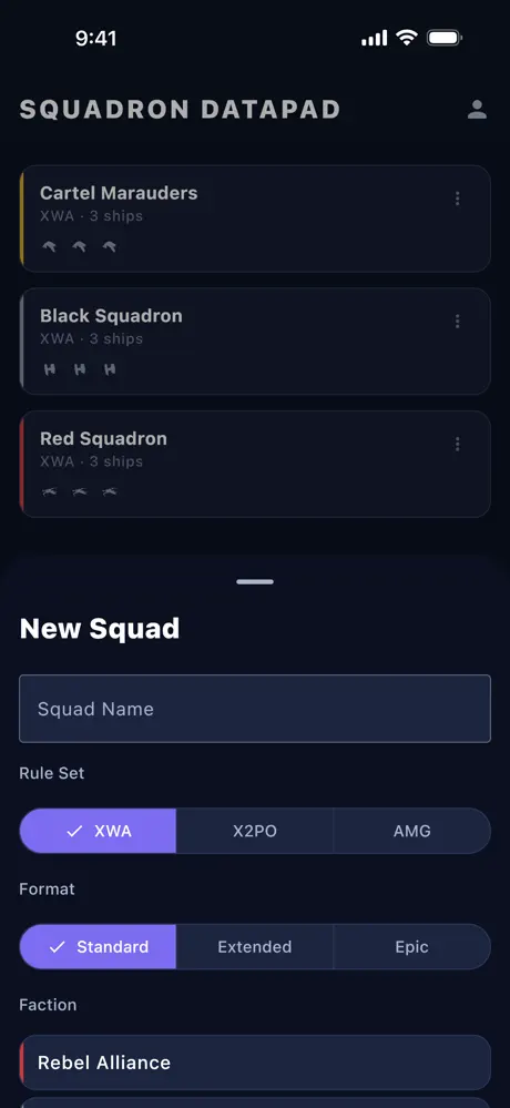 Squadron Datapad screenshot 3
