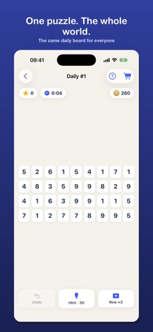 Number-Flow Puzzle iPhone screenshot