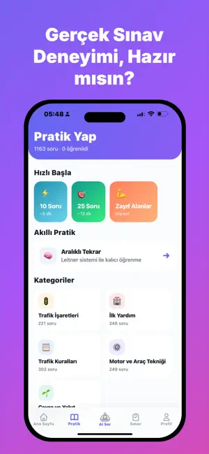 Ehliyet Sınav Pro 2026: Test screenshot 2