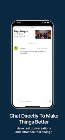 Politely Feedback screenshot