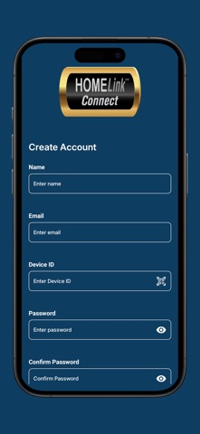 HomeLink Connect screenshot