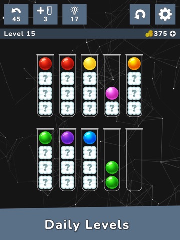 Color Cascade Ball Sort Puzzle iPad screenshot