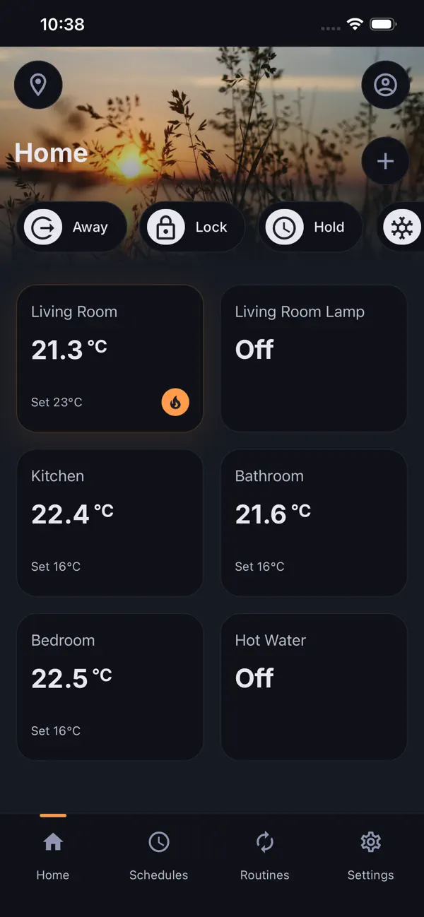 Screenshot #1 pour IMI Heatmiser NeoApp