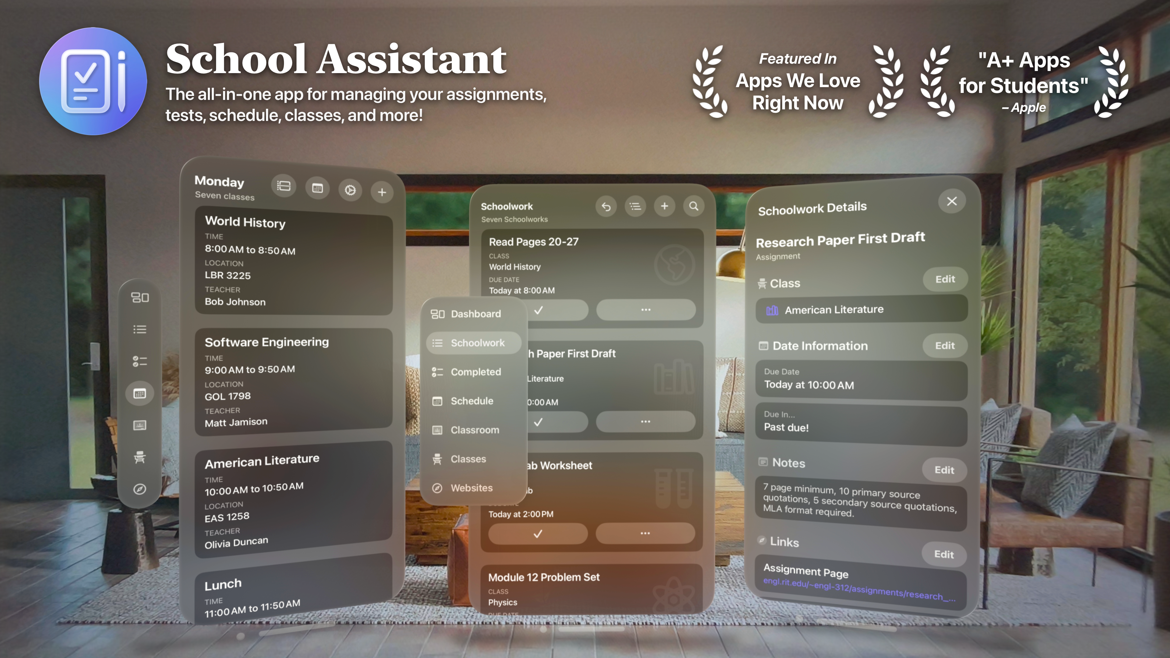 School Assistant – Planner