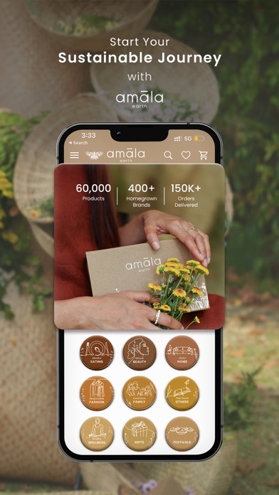 Amala Earth Online Shopping Screenshot