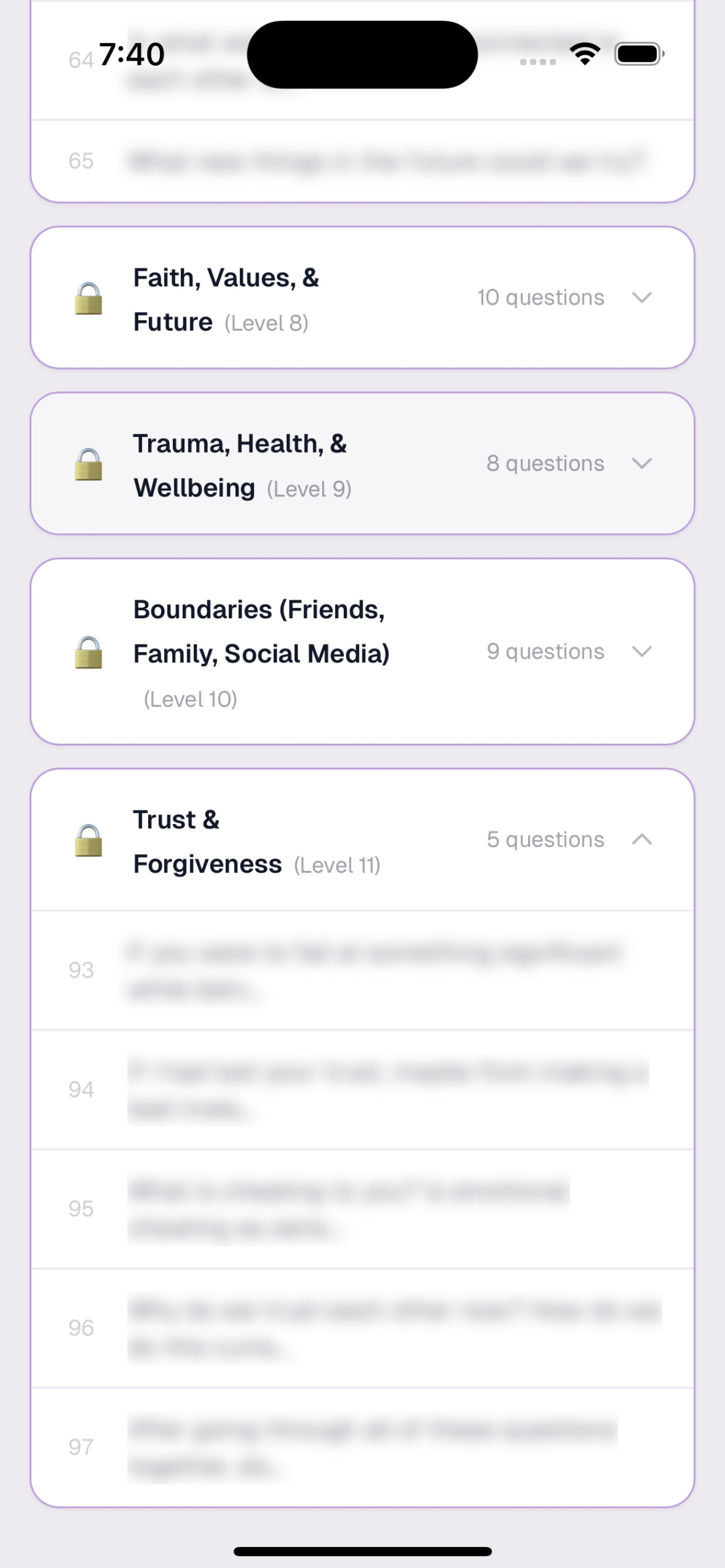 97 Questions screenshot 5