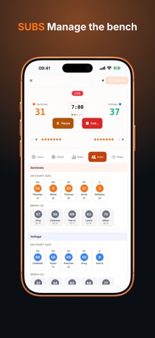Basketball Stats App Screenshot 9 of 10