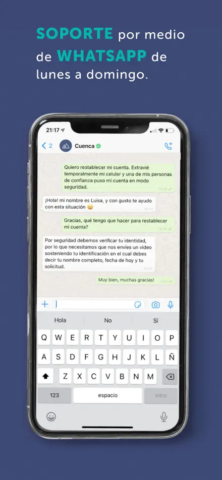 Zrzut ekranu aplikacji Cuenca 6