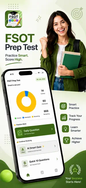 FSOT Practice Test & Exam Prep screenshot 1