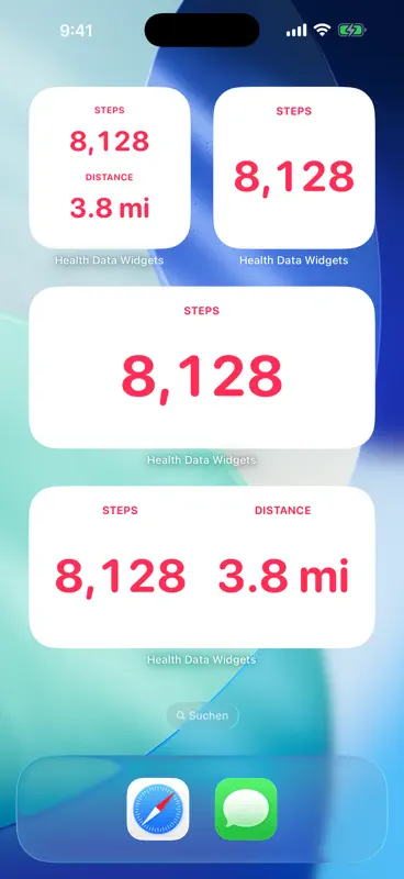 Health Data Widgets screenshot 1 of 4
