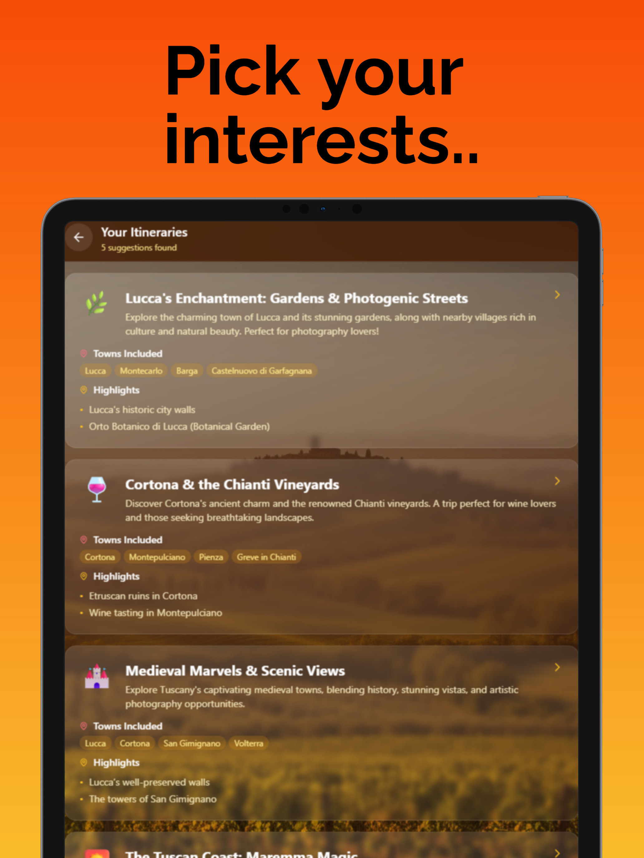 Tuscany Guide - Trip Planner screenshot 7