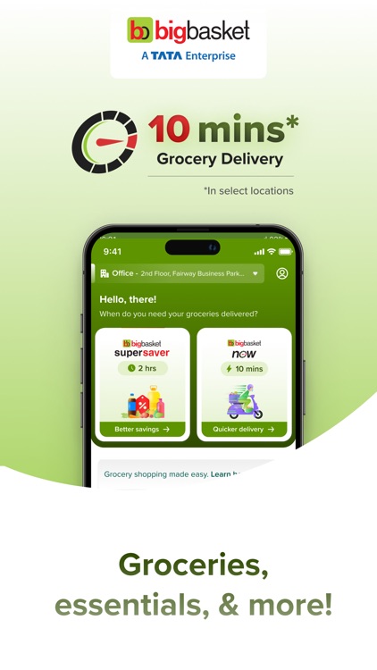bigbasket: 10 min Grocery App