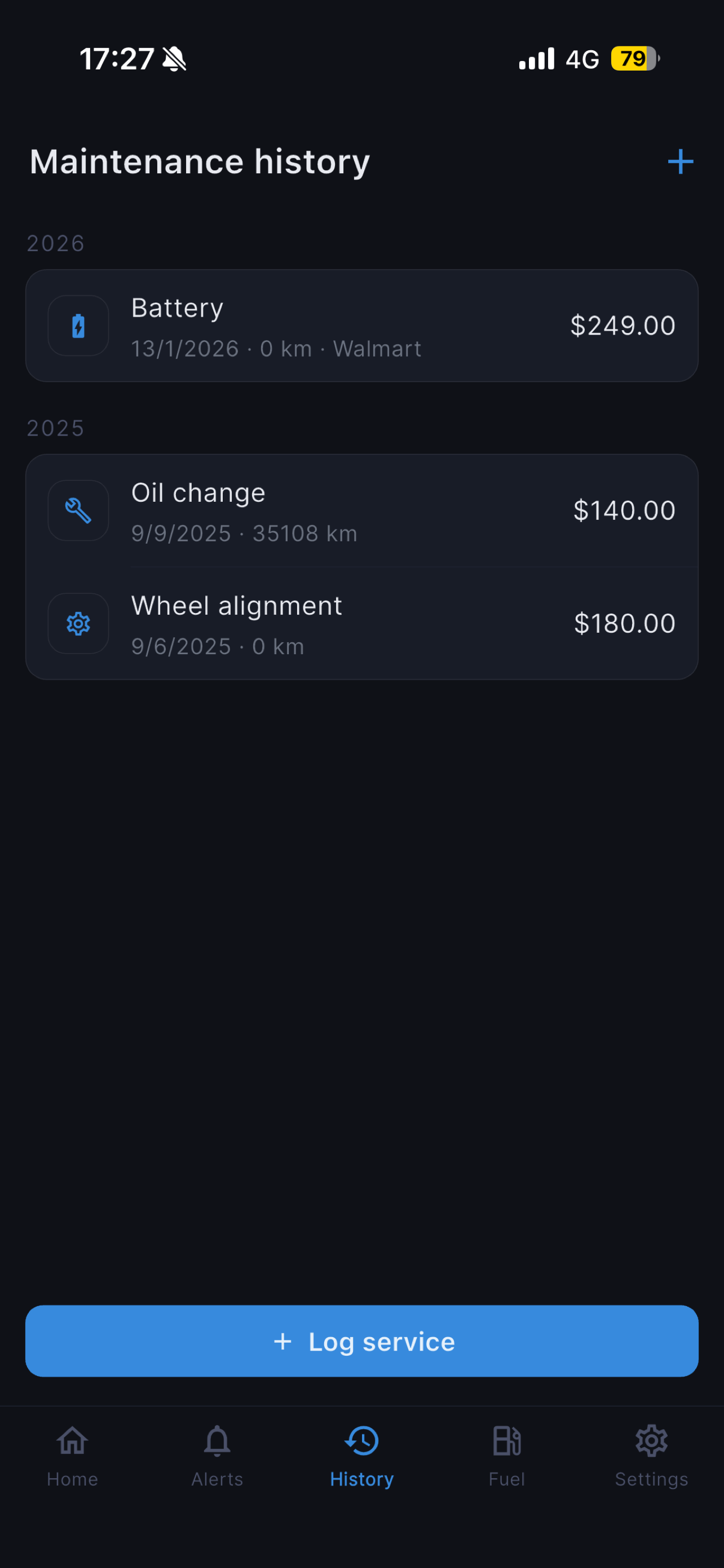 Vehicle Life Manager screenshot 8