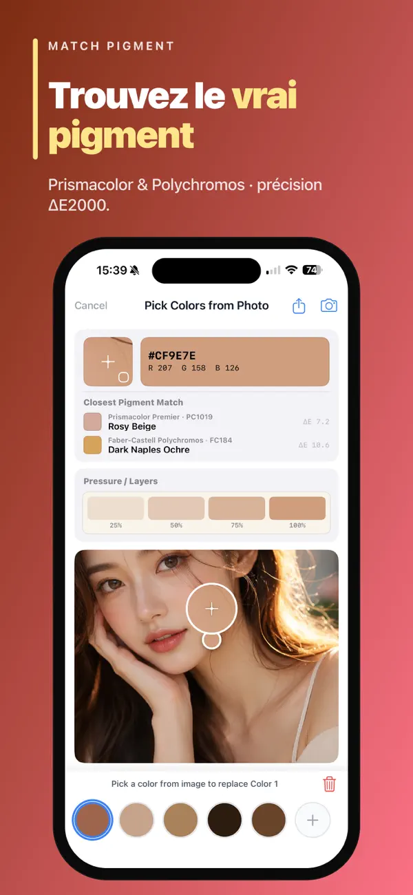 Screenshot #1 pour Color Picker - Pixel Color