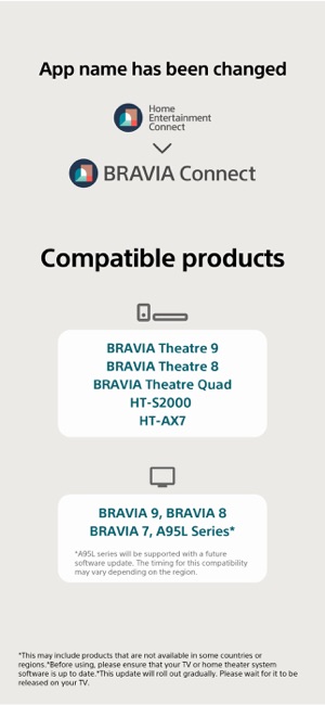 Sony BRAVIA Connect on the App Store