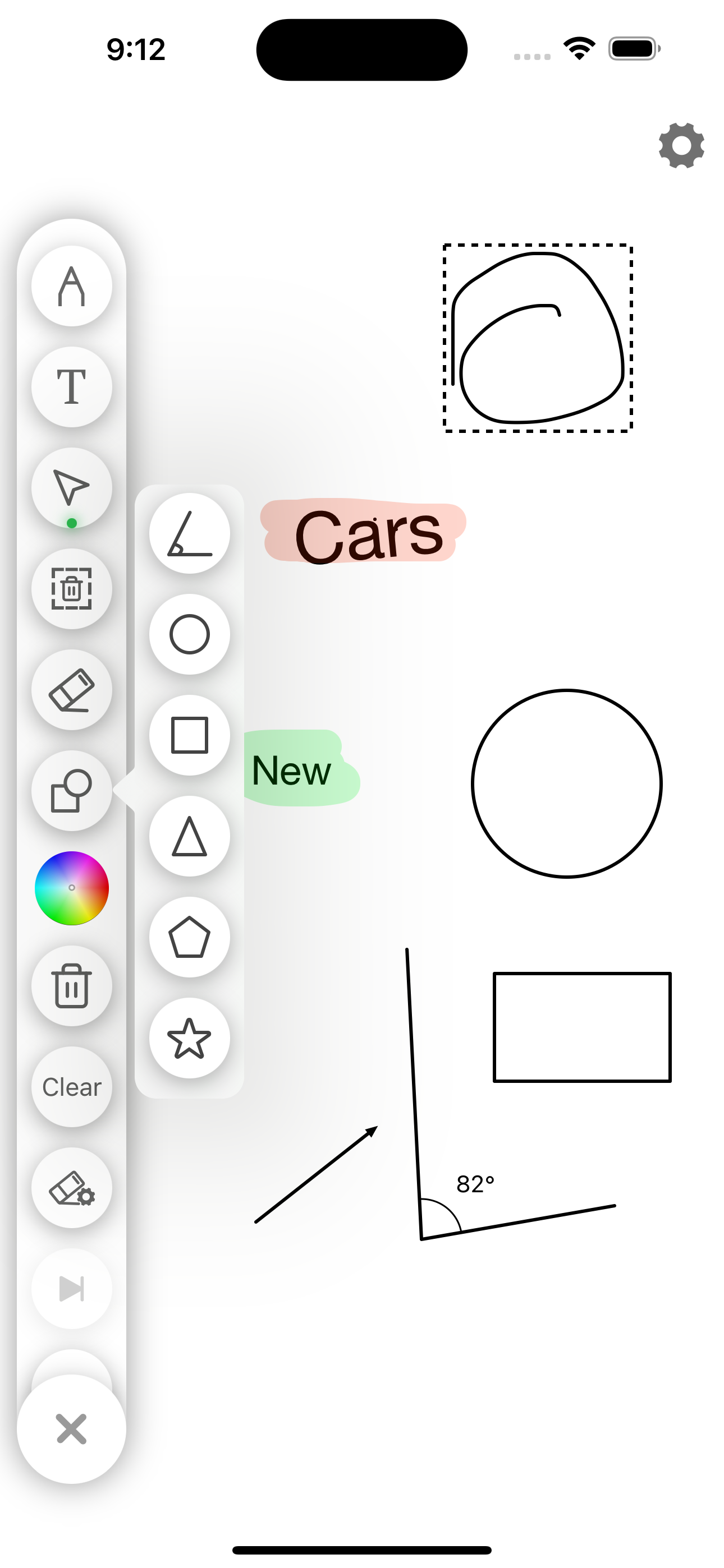 Virtual Whiteboard