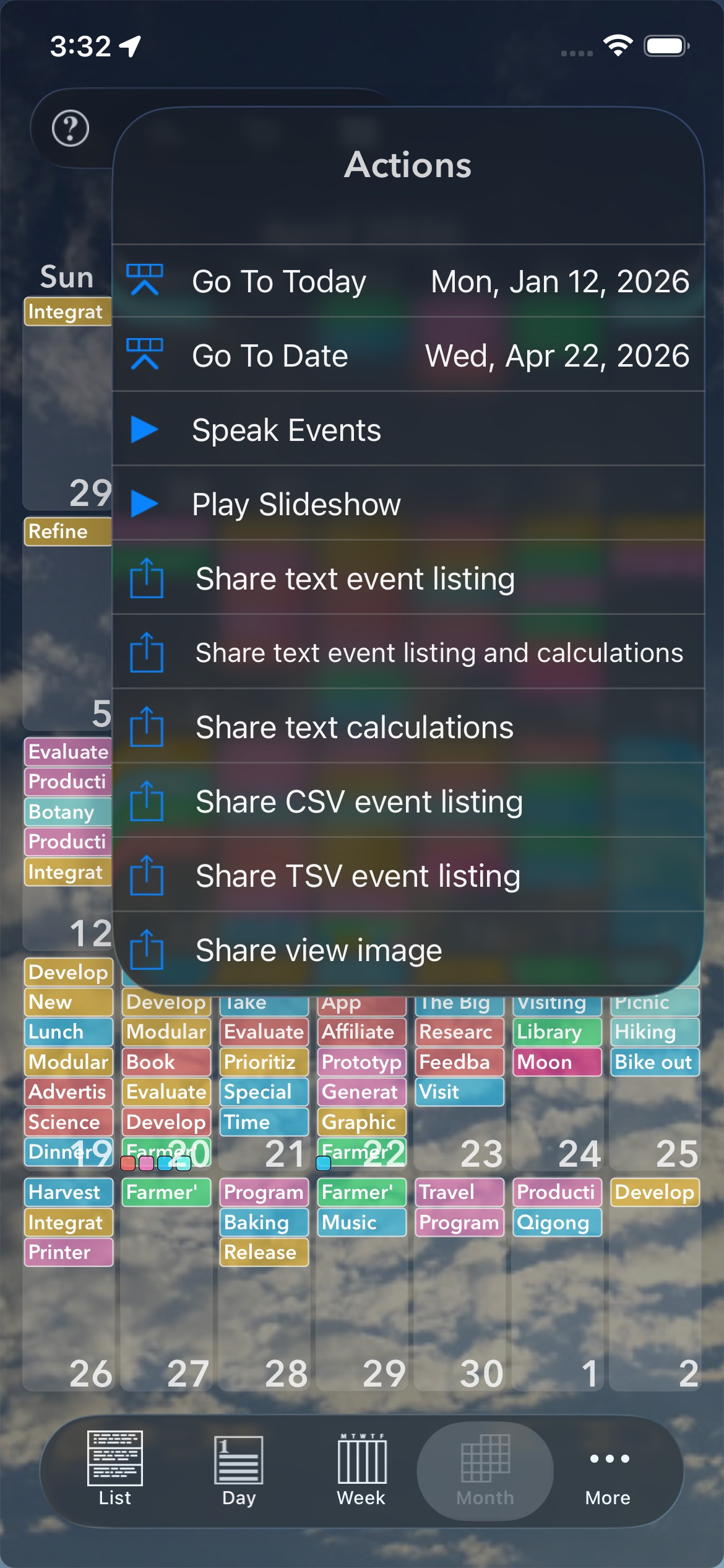 Perspectiva: Calendars, Charts screenshot 8