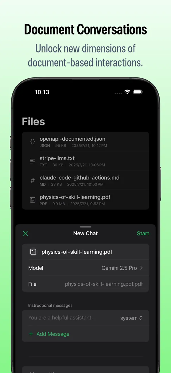 Screenshot #3 pour DeepChat - AI assistant