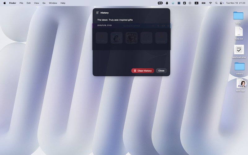 App screenshot