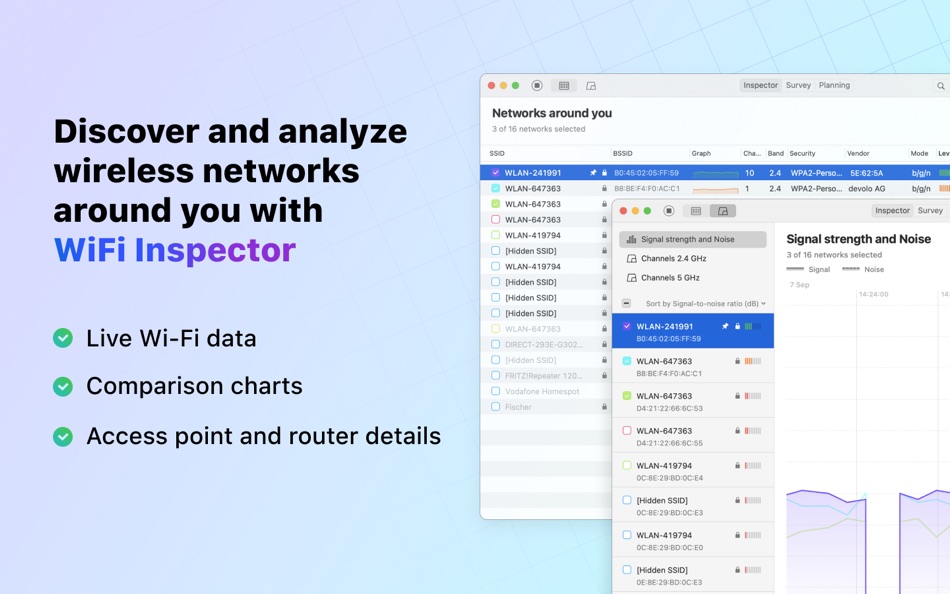 #6. NetSpot: WiFi Analyzer (macOS) 게시자: Etwok Inc