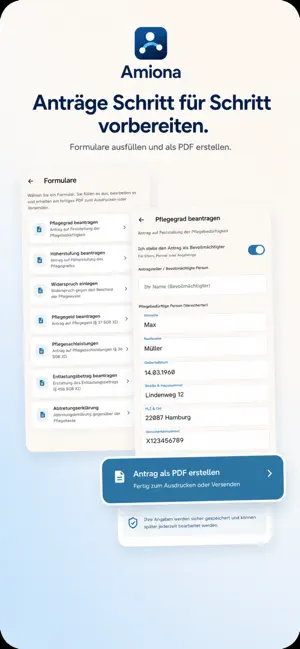 Amiona Pflege screenshot 4