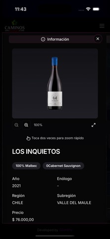 Caminos del Vino screenshot