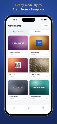 Watermark for Videos & Photos iPhone screenshot