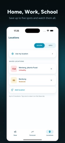 Hirup - Air Quality iPhone screenshot 7