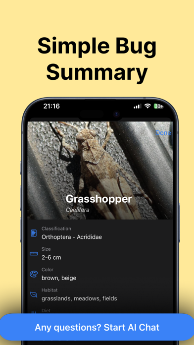 Insect Identifier by Picture iPhone screenshot 2 - Utilities app