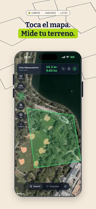 Medir Terreno, Área y Campo screenshot 1 of 5