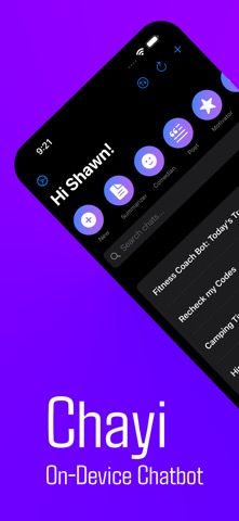 Chayi: AI Offline Chatbotのおすすめ画像1