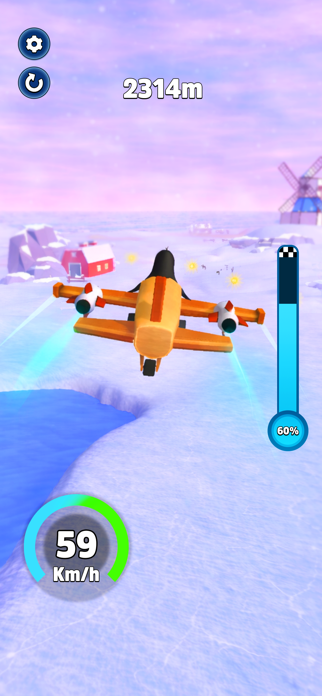 Penguin Pilot: Plane Flight Screenshot 2 of 4