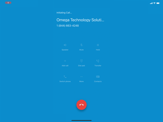 VoiceLogix Connect iPad screenshot 4 - Productivity app