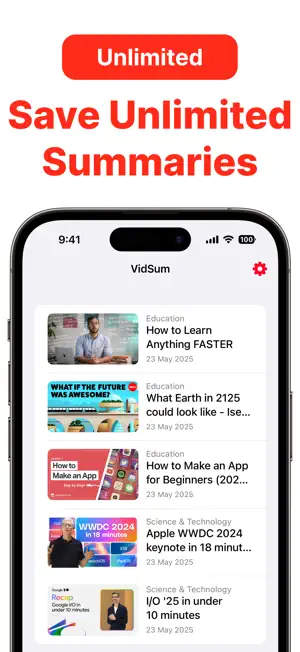 Video Summarize VidSum screenshot 2
