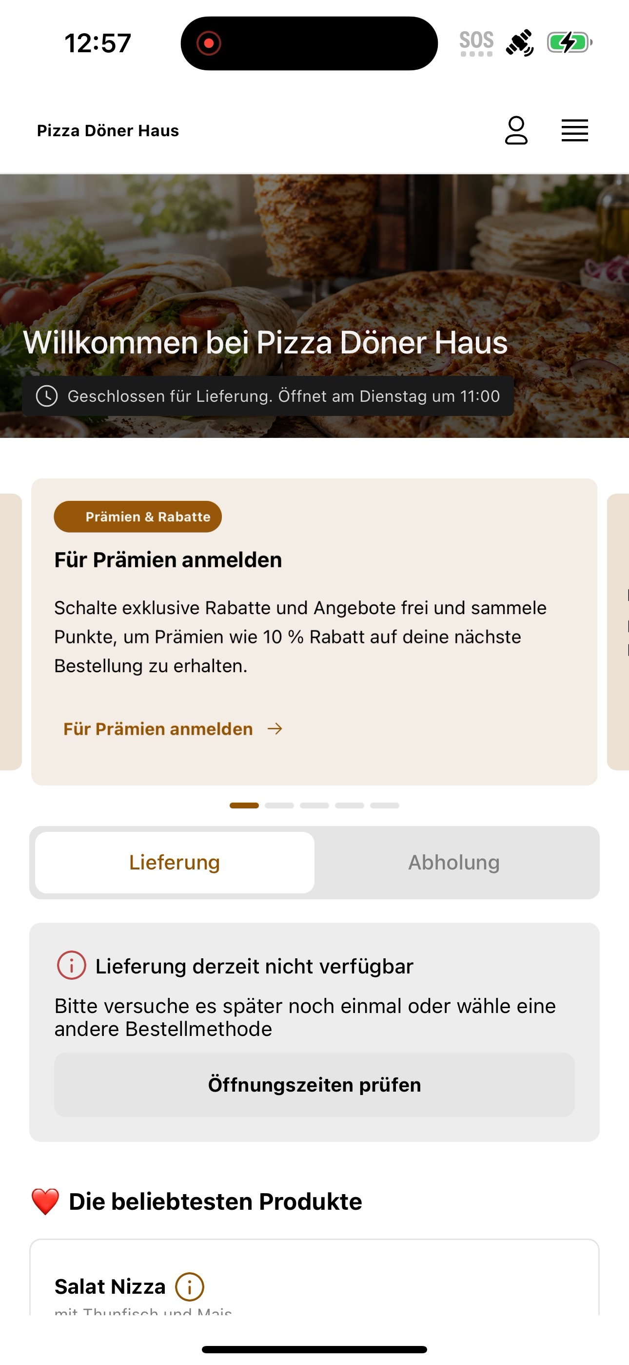 Screenshot 3 of Pizza Döner Haus DE