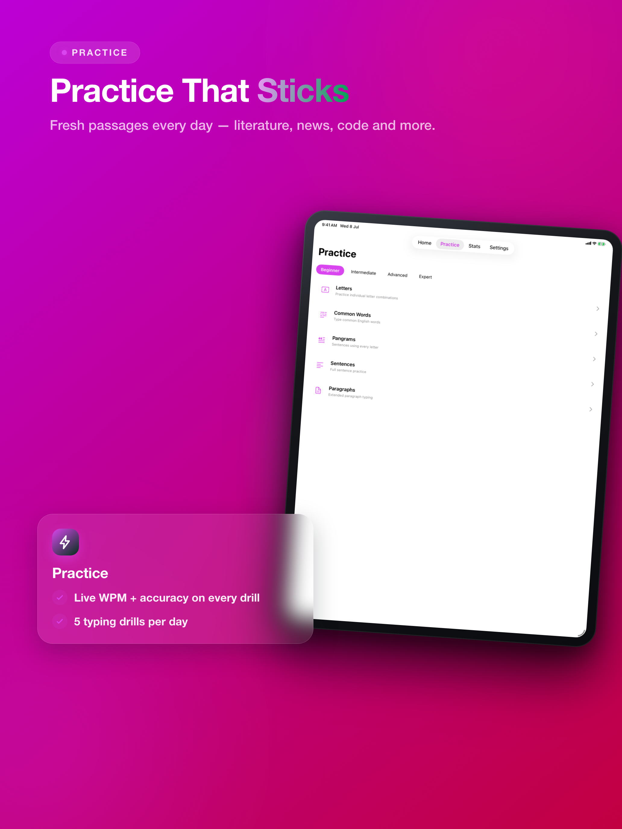 TypeMaster - Typing Practice screenshot 10