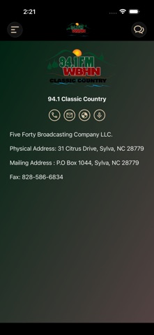 App screenshot
