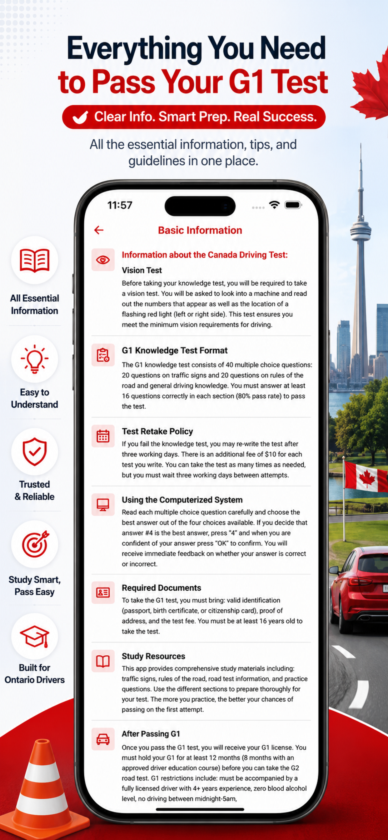 Canada Driving Test G1 and G2 screenshot 8