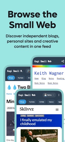 Small Web iPhone screenshot