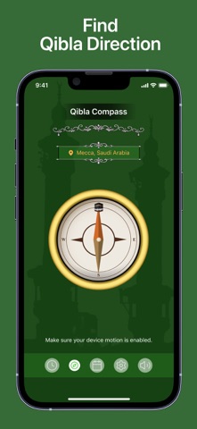Qibla Compass Prayer Times screenshot