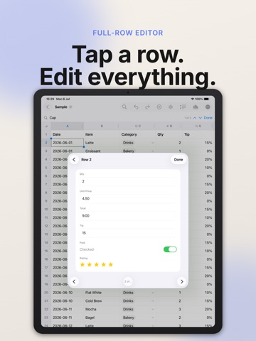 CSV Editor: Smart CSV iPad screenshot