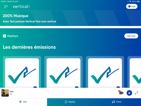 Screenshot #5 pour Vertical Radio