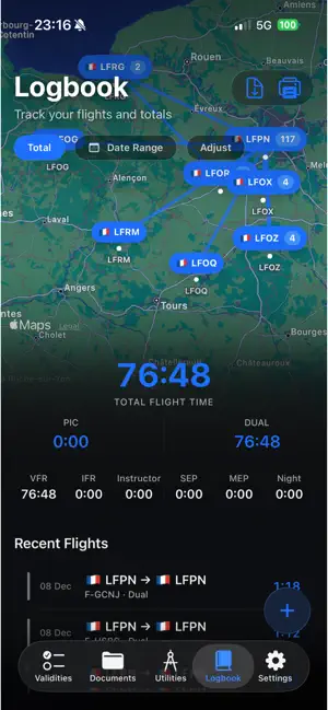 Pilot Validities screenshot 3