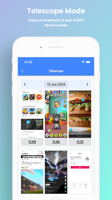 Parental Control App NannyHere Screenshot