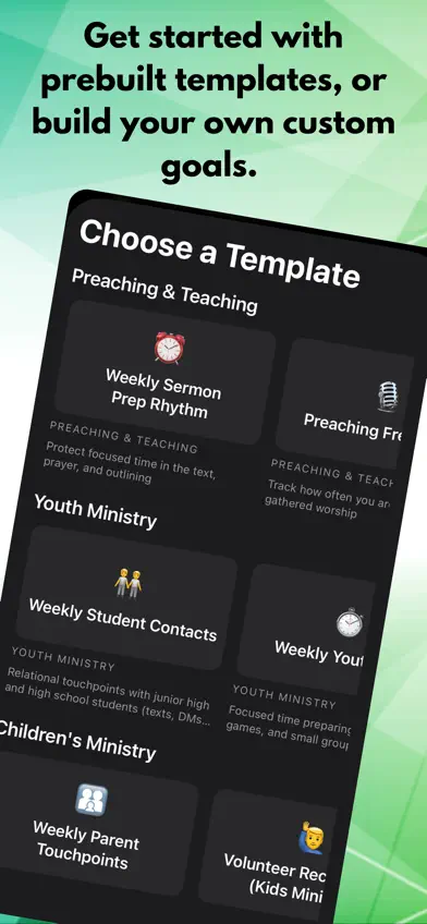 Ministry Goals screenshot 2